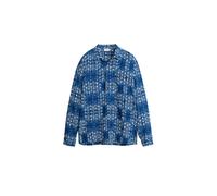 Desigual Chemise bleu / bleu foncé / blanc, Taille L