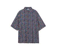 Desigual Chemise bleu / bleu foncé / vert / orange, Taille M