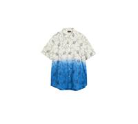 Desigual Chemise bleu / noir / blanc, Taille L