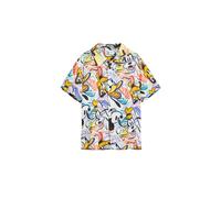 Desigual Chemise 'Disney' bleu / jaune / noir / blanc, Taille 152