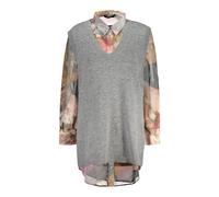 Desigual - Chemise Nantes 2-en-1 - Femme - Blouses et Chemises - Gris - Taille: 44 FR