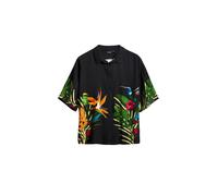 Desigual Chemisier azur / vert / orange / noir, Taille M
