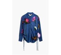 Desigual Chemisier femme Apolo bleu - motif original, coupe évasée XS
