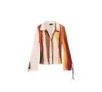 Desigual Chemisier 'M. Christian Lacroix' marron / cognac / moutarde / blanc cassé, Taille XS