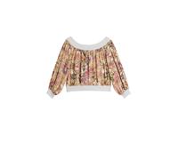 Desigual Chemisier marron / rose / rouge / blanc, Taille S