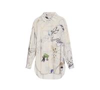 Desigual Chemisier mélange de couleurs / blanc, Taille XL