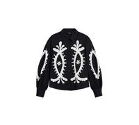 Desigual - Flora Long-Sleeved Shirt - Femme - Blouses et Chemises - Noir - Taille: 36 FR