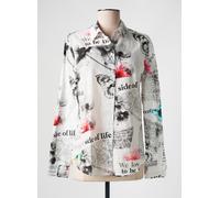 Desigual Woman Woven Shirt Long Sleeve Blouse, Blanc, Taille S Femmes