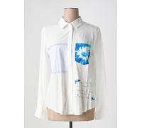 Desigual Cam_génova Blouse, Blanc, Taille S Femme