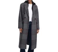 Manteau femmes Desigual CAPUCHA CHECK Gris EU XL