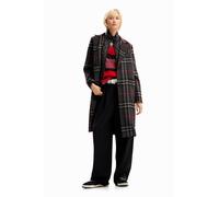 Desigual Coat_Luise Manteau pour Femme, Noir, Taille