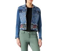 Desigual CHAQ_BAKERSFI Veste en Jean, Bleu, M Femme