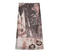Desigual - Collage Tulle Midi Skirt - Femme - Jupes - Beige - Taille: 44 FR