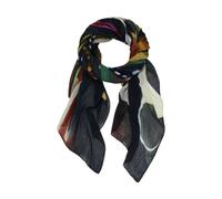 Desigual - Coloured Pattern Lightweight Scarf - Femme - Accessoires - Noir - Taille: ONE Size
