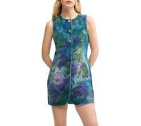 Desigual Robe Columbus Femme Bleu X-Large