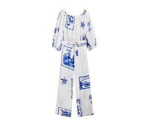 Desigual Combinaison bleu / blanc, Taille XL