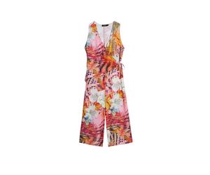 Desigual Combinaison violet / orange / rose / rouge rubis, Taille M