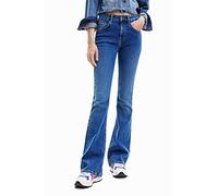Desigual Denim_Luna 5053 Pantalon décontracté, Bleu, 44 Femme