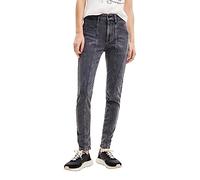 Desigual Denim_New Jersey Pantalon décontracté, Noir, 36 Femme