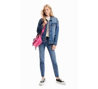 Desigual Denim_Viena Pantalon décontracté, Bleu, 36 Femme