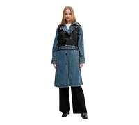 Desigual - Denimbik Trench - Femme - Manteaux - Bleu - Taille: 36 FR