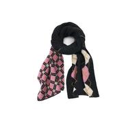 Desigual Écharpe beige / rose / noir, Taille One Size