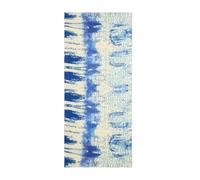 Desigual Écharpe bleu / bleu ciel / blanc, Taille One Size