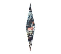 Desigual écharpe Foxtrot Wrinkled Foulard Black multicolore