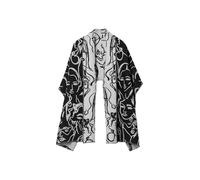 Desigual Écharpe Longue en Tissu Accessoires Boa, Noir, Taille Unique Femmes