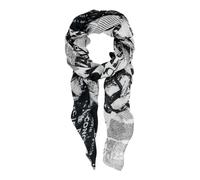 Desigual écharpe Newspaper Rectangle Foulard Black noir