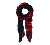 Desigual Écharpe noir pour femme - Flowerina Rectangle Foulard 323272