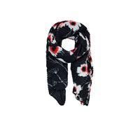Desigual Écharpe rouge vif / noir / blanc, Taille One Size