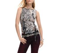 Desigual Edimburgo T-Shirt, Noir, L Femme