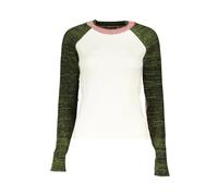 Desigual - Élégant Pull à col rond contrastant - Femme - Pulls - Multicolore - Taille: 40 FR