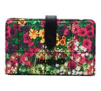 Desigual Étui pour carte de crédit vert rose pour femme - Mone Ivy Pia Wallet M Vert 193009