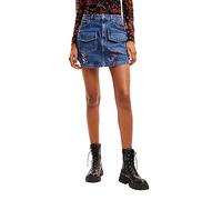 Desigual FAL_Carry, 5053 Denim Medium Wash, M, Bleu, M