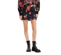 Desigual FAL_Flora Jupe, Noir, X-Small Femme