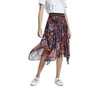 Desigual FAL_itaca Jupe, Rouge (Sunset 7026), S Femme