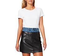 Desigual FAL_Marie Curie Jupe, Noir, Taille L Femme