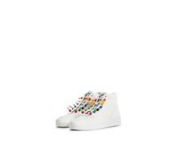 Desigual Fancy High_Laces 1000 Baskets pour Femme Blanc, Blanc., 36 EU