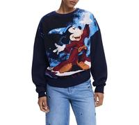 DESIGUAL FELPA SENZA ZIP DONNA BLU
