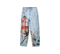 Desigual Femme 25swdd71 Jeans, Bleu, 36 EU