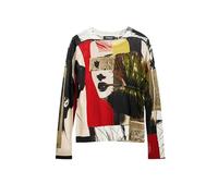 Desigual Femme 25swjf27 Sweatshirt, Material Finishes, S EU