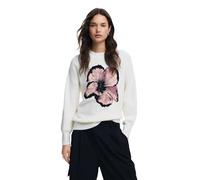 Desigual Femme 25swjfx0 Sweatshirt, Blanc, XL EU