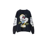 Desigual Femme 25swsk25 Sweatshirt, Noir, L EU
