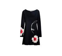 Desigual Femme 25swvk07 Robe Décontractée, Noir, L EU