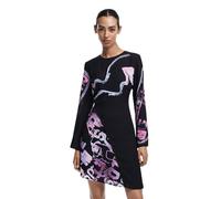 Desigual Femme 25swvwx0 Robe Décontractée, Noir, XL EU
