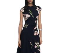 Desigual Robe vert / rosé / noir, Taille 40