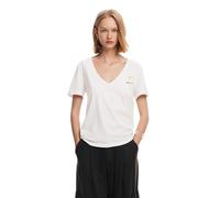 Desigual Femme À Manches Courtes en Tricot pour T-Shirt, Blanc., S EU