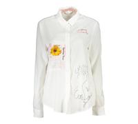 Desigual, Femme, Blouses et Chemises, Blanc, Taille: 46 FR Vêtements
